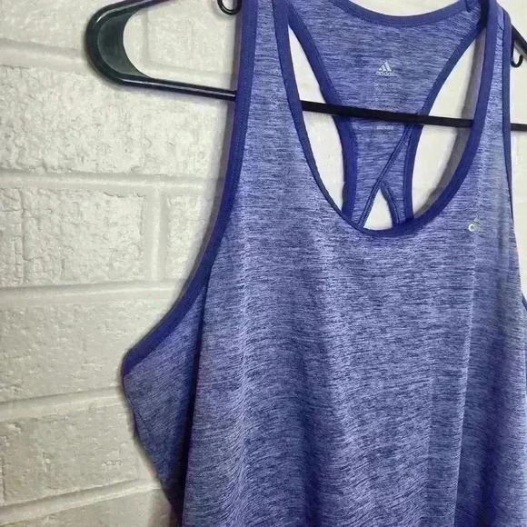 Adidas climalite women's purple racerback tank size large - Picture 5 of 9